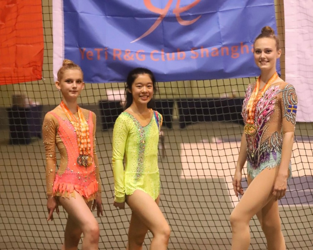 Energogymnaster tävlade i Shanghai, Kina